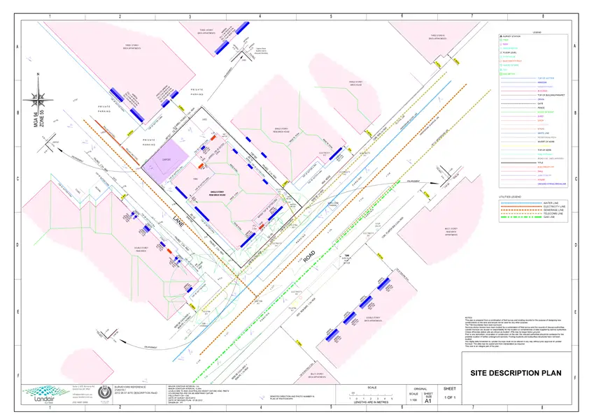 Site description plan