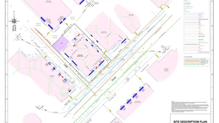 Site description plan